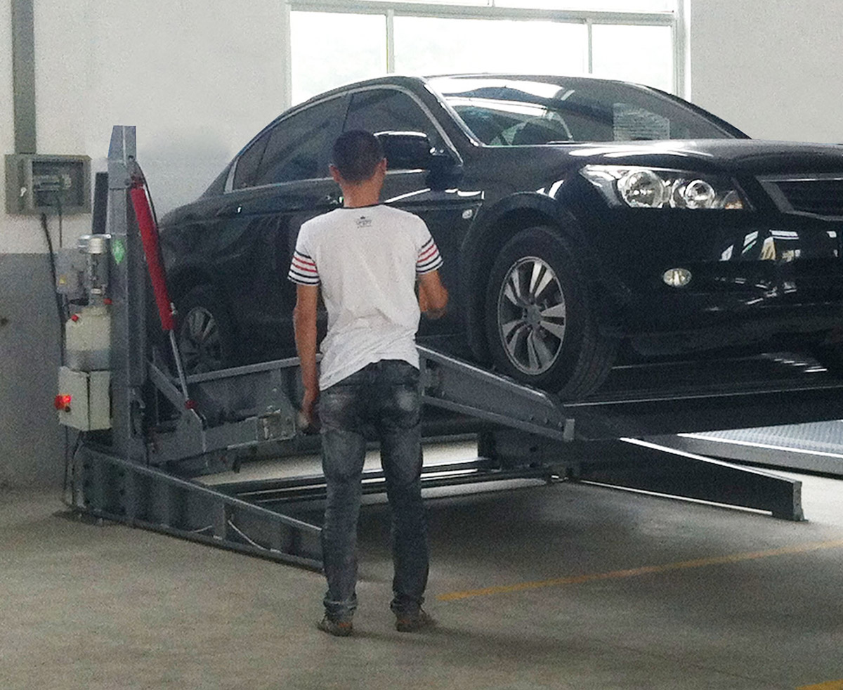 立體停車庫俯仰式簡易升降立體車庫